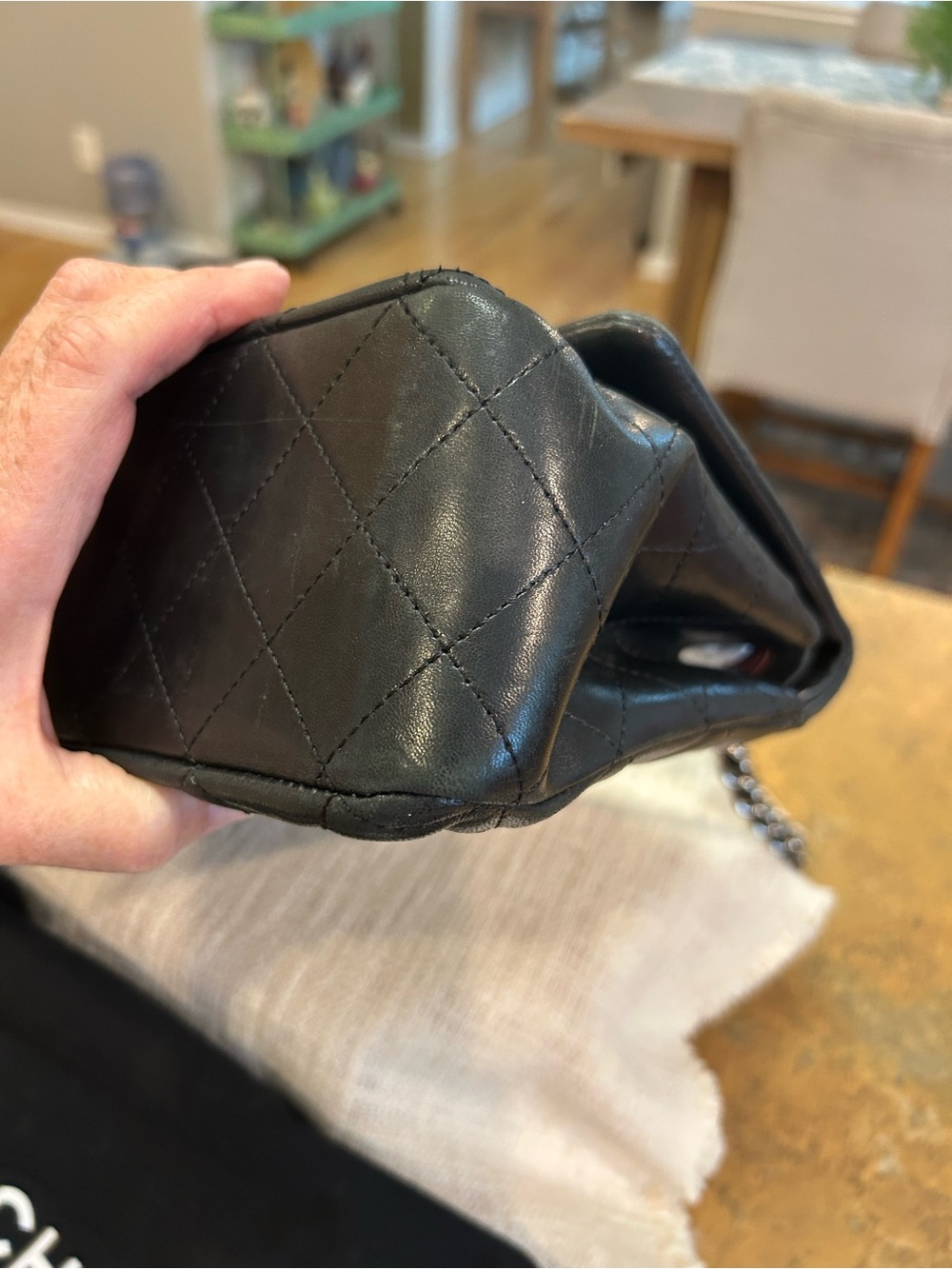 CHANEL Iconic Classic Double Flap Quilted Lambskin Bag - Picture 7 of 16